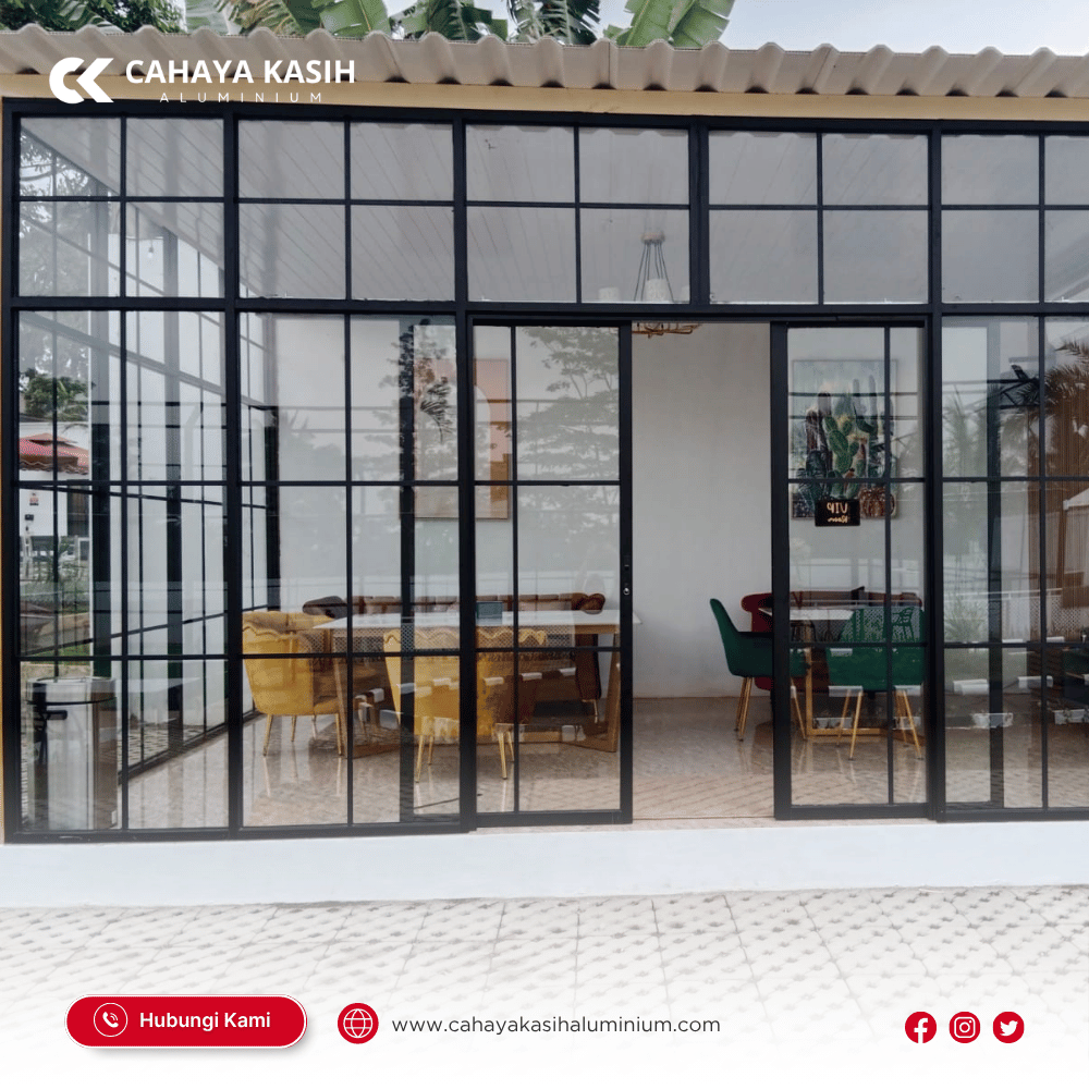 Partisi Kaca Aluminium