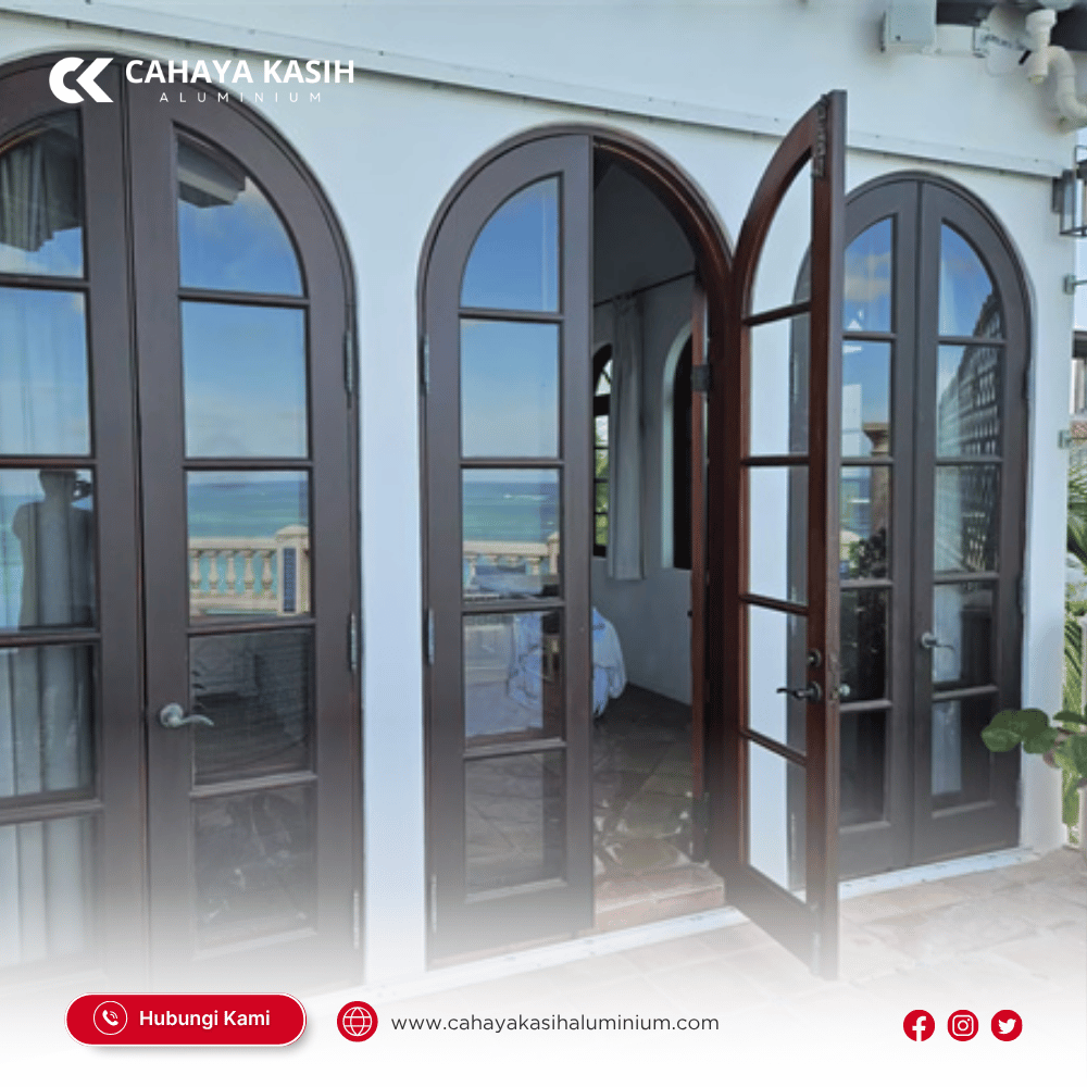 Pintu Lengkung Aluminium